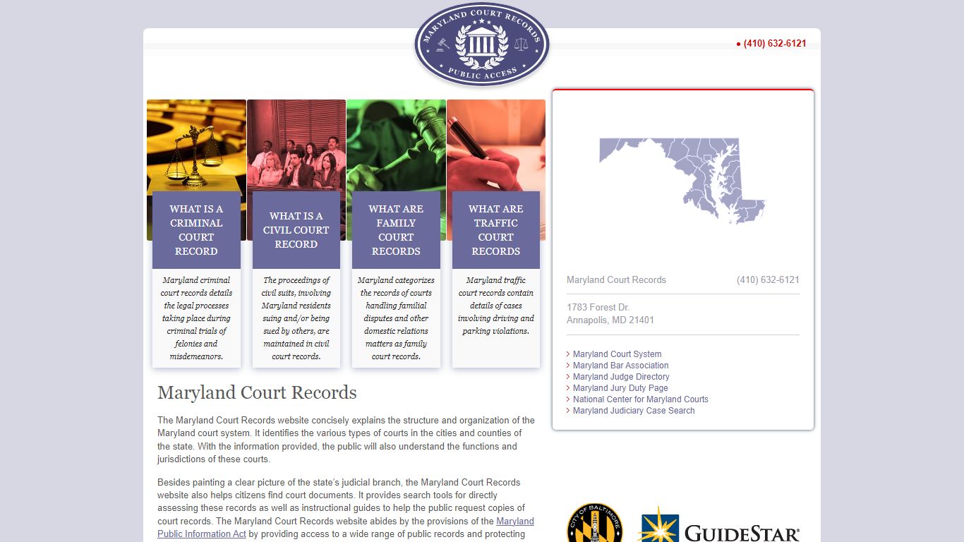 Maryland Court Records | MarylandCourtRecords.us